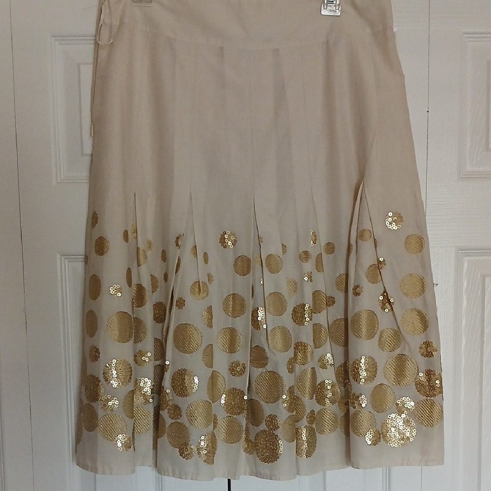Gold Applique Skirt